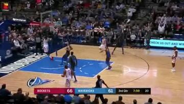 Doncic en modo abusón: tapón que en EEUU han tildado de monstruoso