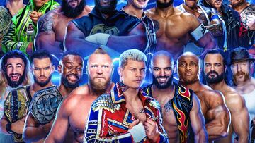 Cartel de Royal Rumble para este año 2023.