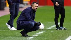 Diego Mart&iacute;nez, entrenador del Granada.