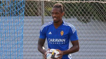 Jair, durante un entrenamiento.