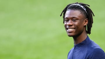 Camavinga, con la selección francesa.