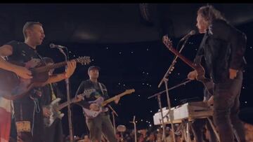 ¡Momento épico! Coldplay y Fher, de Maná, cantan juntos ‘Rayando el sol’