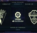 Resumen y goles del Cádiz vs. Elche de LaLiga SmartBank