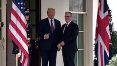 Trump’s different greetings for Starmer and Macron raise eyebrows