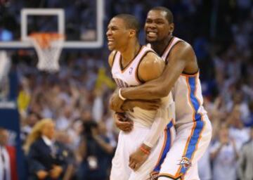 Westbrook y Durant.