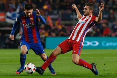Koke y Saúl se adueñaron del centro del campo ante el Barça