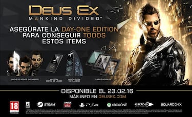 Así es la Edición Coleccionista de Deus Ex: Mankind Divided