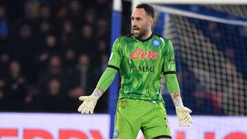 David Ospina en un partido del Napoli en la Serie A.