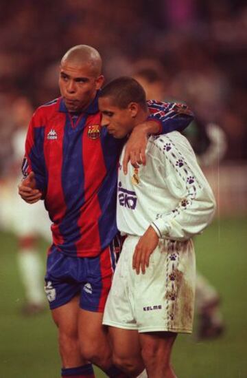 1996-1997. El Real Madrid acaba ganando la Liga y Ronaldo disputa su primer derbi con tanto incluido.