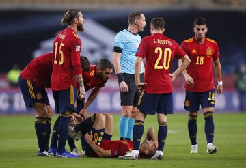 Lesión de Sergio Canales.