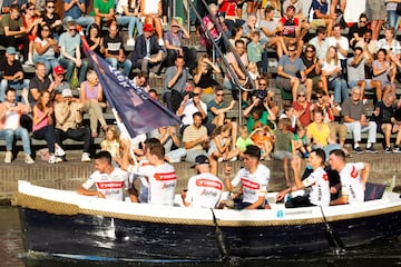 El equipo Trek Segafredo en la presentación de La Vuelta