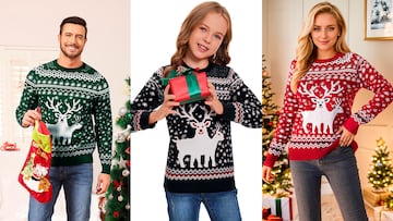 Jersey de Navidad para hombre, mujer y niños.