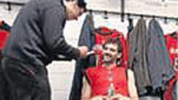 Garbajosa, con los Raptors.