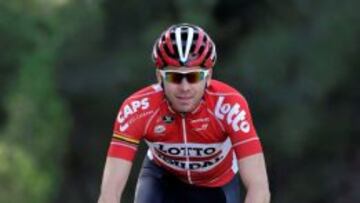 El ciclista belga del Lotto-Soudal, Kris Boeckmans.