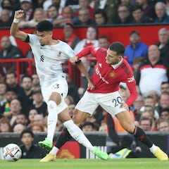 En Inglaterra destacan a Dalot, jugador que “frenó” a Luis Díaz