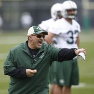 Tony Sparano en su etapa con los New York Jets.