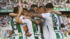 Gol del C&oacute;rdoba, que gana al Sporting, y se queda en Segunda.