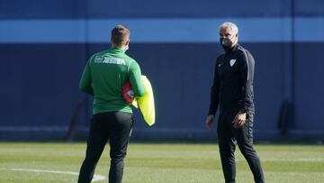 Sergio Pellicer durante un entrenamiento.