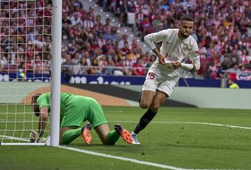 En-Nesyri celebra el 1-1.