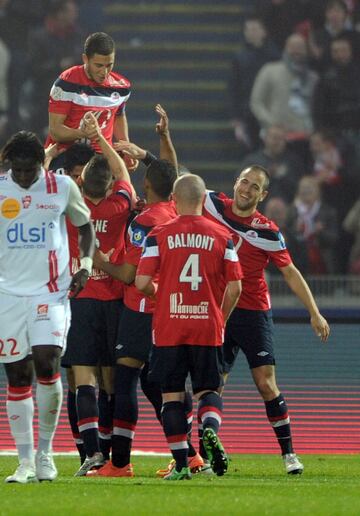 El 20 de mayo de 2012, Hazard participó en su último encuentro como jugador del Lille, curiosamente frente al Nancy, equipo ante el cual hizo su debut profesional. En ese partido, Hazard marcó su primer hat-trick para llevarse la victoria por 4-1.
