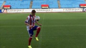 Siqueira dio sus primeros toques al bal&oacute;n con la camiseta del Atl&eacute;tico de Madrid.