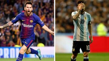 La cara y la cruz de Leo Messi