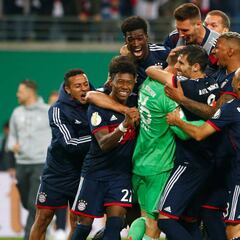 El Bayern sigue en la Copa tras ganar al Leipzig en los penaltis