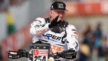 Kees Koolen, en la presentación del Dakar.