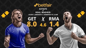 Getafe CF vs. Real Madrid: horario, dónde ver, pronósticos y clasificación