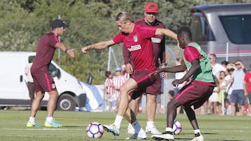 El Atlético terminó la primera semana de stage con madrugón