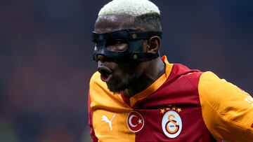 Osimhen celebra su segundo gol al Bodo/Glimt.