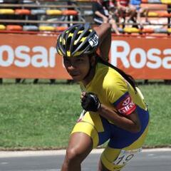 Medalla de oro en patinaje : Hellen Montoya gana la crono
