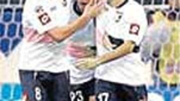 Alegría en el Palermo.