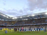 Partido Deportivo de La Coruña - Cádiz. equipos