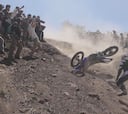 ¡Se le soltó la moto y cayeron todos! La espectacular caída en Red Bull Los Andes