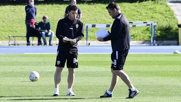 Rubi, entrenador del Almería.