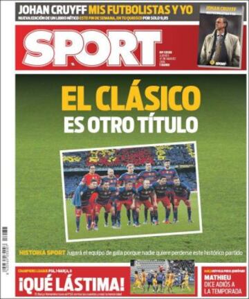 Portadas de la prensa mundial