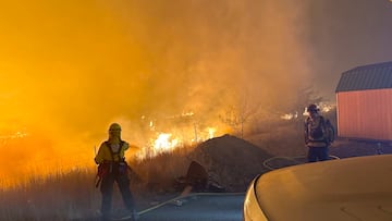 The northern state is experiencing multiple large wildfires across the state, with four particularly significant blazes threatening various communities.