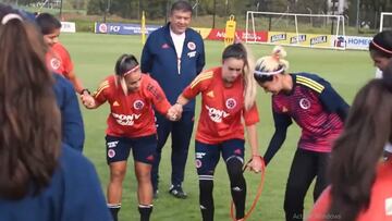 Selección Colombia Femenina se divierte en práctica
