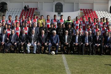 Mahmoud Abbas visitó al plantel de Palestino durante la jornada de hoy. Estas fueron las mejores postales que dejó el encuentro.