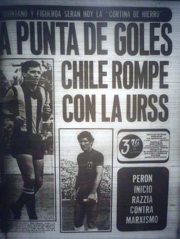 El 26 de septiembre de 1973, Chile rescató un empate sin goles ante la Unión Soviética en Moscú. El partido no se grabó y sólo quedaron un puñado de fotos para la historia.