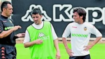 <b>PREPARADOS. </b>Villa y Silva ya están listos para disputar sus primeros minutos de la pretemporada.