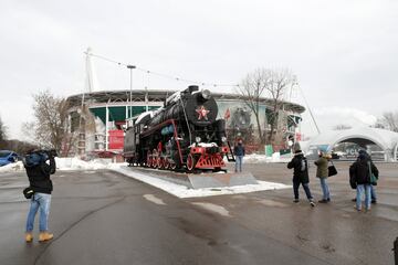 Alrededores del estadio del Lokomotiv de Mosc¨².