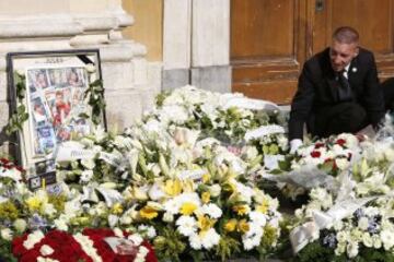 Funeral de Jules Bianchi en Niza.