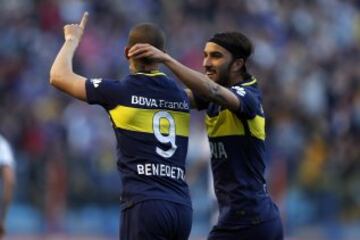 Sebastián Pérez fue titular y jugó todo el partido con Boca Juniors en la goleada sobre Quilmes en juego de la cuarta fecha de la Liga de Argentina.