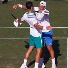 Djokovic y Gómez Herrera abandonan tras llegar a la final de dobles de Mallorca