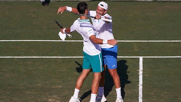 Djokovic y Gómez Herrera abandonan tras llegar a la final de dobles de Mallorca