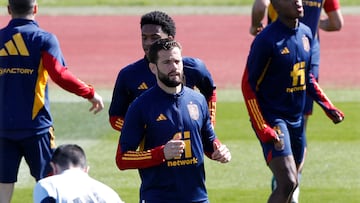 22/03/23 CIUDAD DEL FUTBOL LAS ROZAS
ENTRENAMIENTO  SELECCION ESPAÑOLA ESPAÑA
NACHO FERNANDEZ