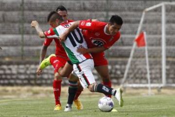Palestino venció a La Calera por 3-2 con una gran actuación de Renato Ramos. Benegas marcó para la visita.