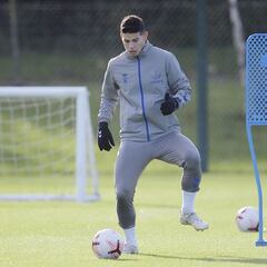 James, listo para el reto del Everton ante el United